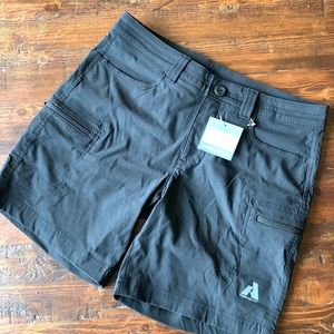 NWT Eddie Bauer Black First Ascent Shorts Size 6